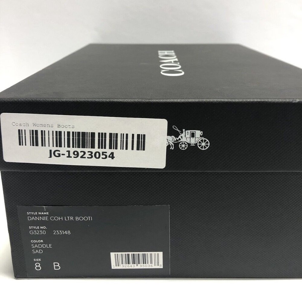 Coach Women’s Dannie, Saddle Leather Ankle Bootie, Size 8 M - Picture 6 of 6